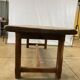 Ancient rustic solid oak table