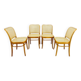 Set of 4 Bentwood Chairs No. 811 after Hoffmann, 1990s