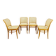 Set of 4 Bentwood Chairs No. 811 after Hoffmann, 1990s
