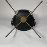 Arn Jocobsen black lacquered wooden armrest chair in the year 50