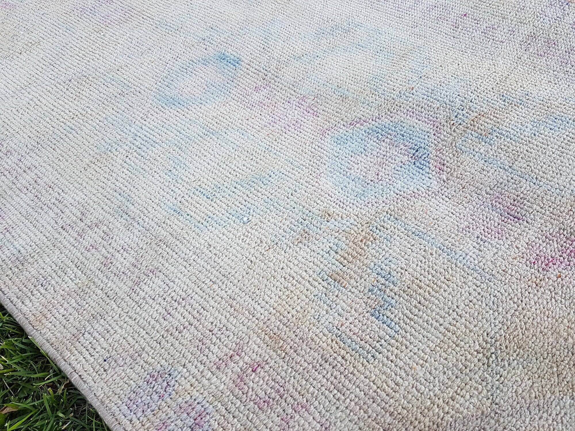 Vintage Turkish hallway rug 87x370 cm