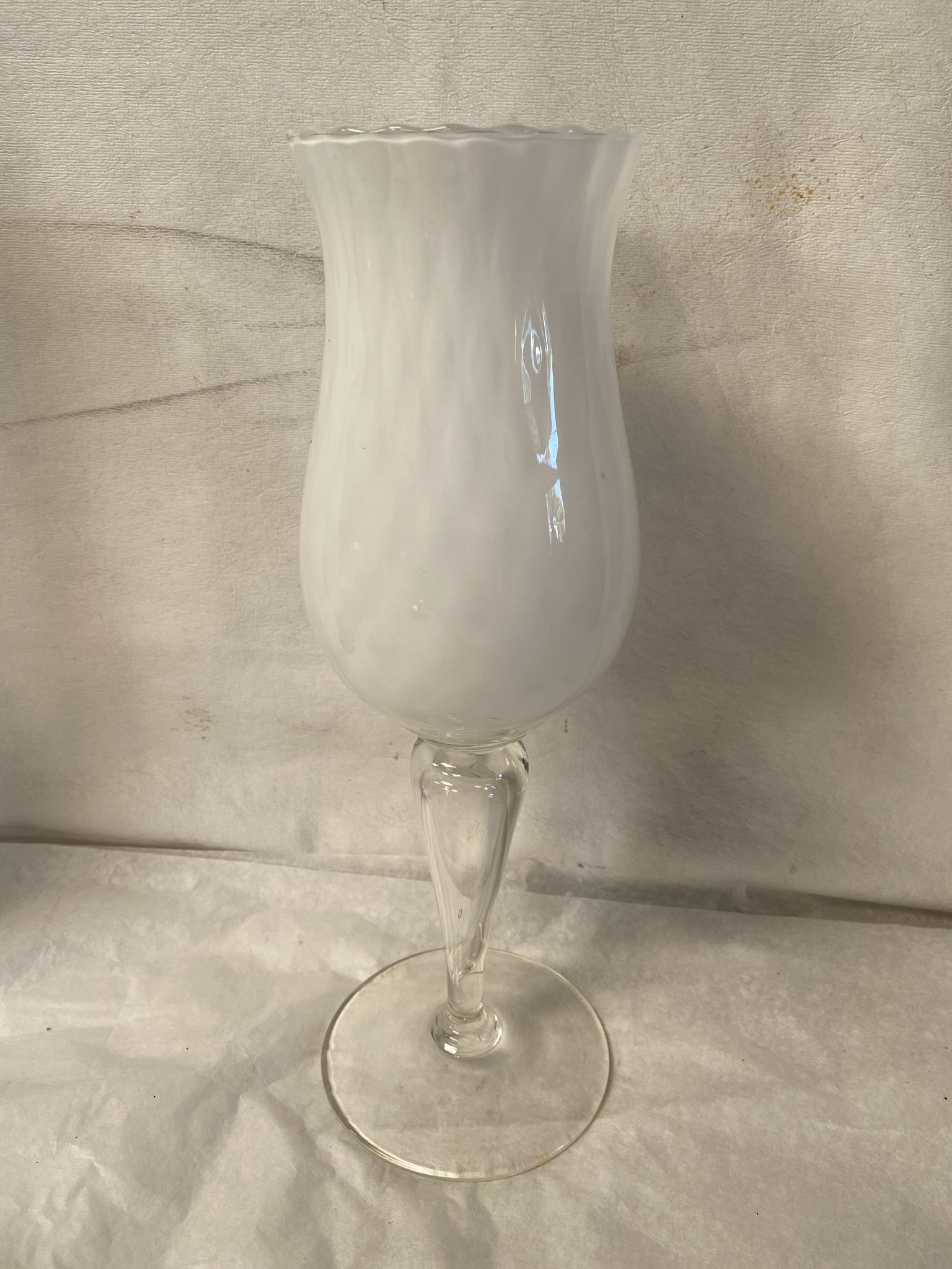 Vase en opaline vintage