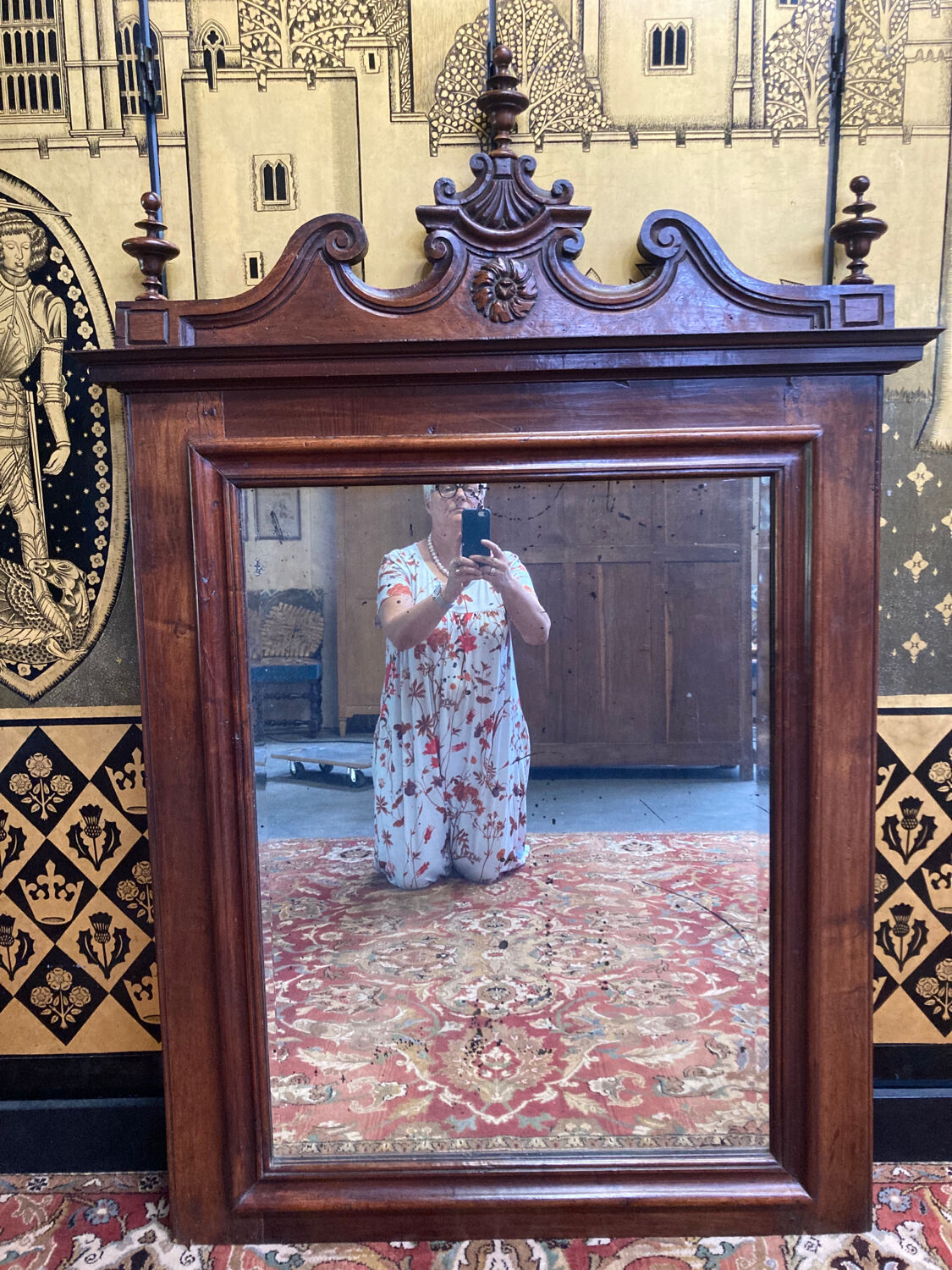 Mirror Louis XIII period, seventeenth