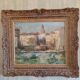 Tableau de raymond vernet  " clocher de  la  baie  de  saint  tropez "
