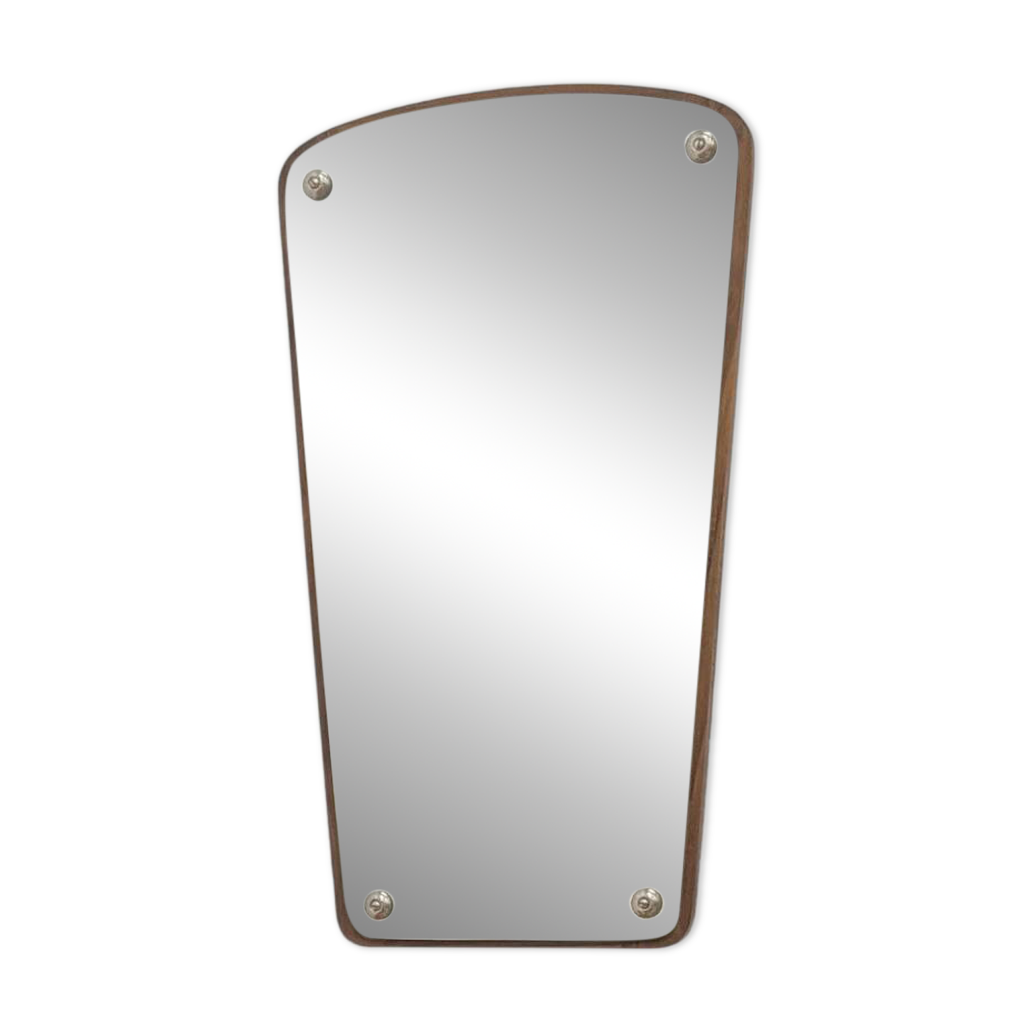 Scandinavian teak mirror