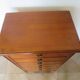 Semainier-Commode- 7 tiroirs-merisier-Style Louis Philippe-Pieds trapèze