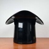 Vintage Italian vase top hat in Murano glass, 1980s.