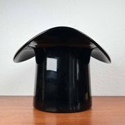 Vintage Italian vase top hat in Murano glass, 1980s.