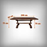 Monastery table in oak – 1st part 20th century