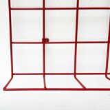 Red rope coat rack, modern German mid-century, 1960s.