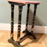 Napoleon III lacquered wooden side table