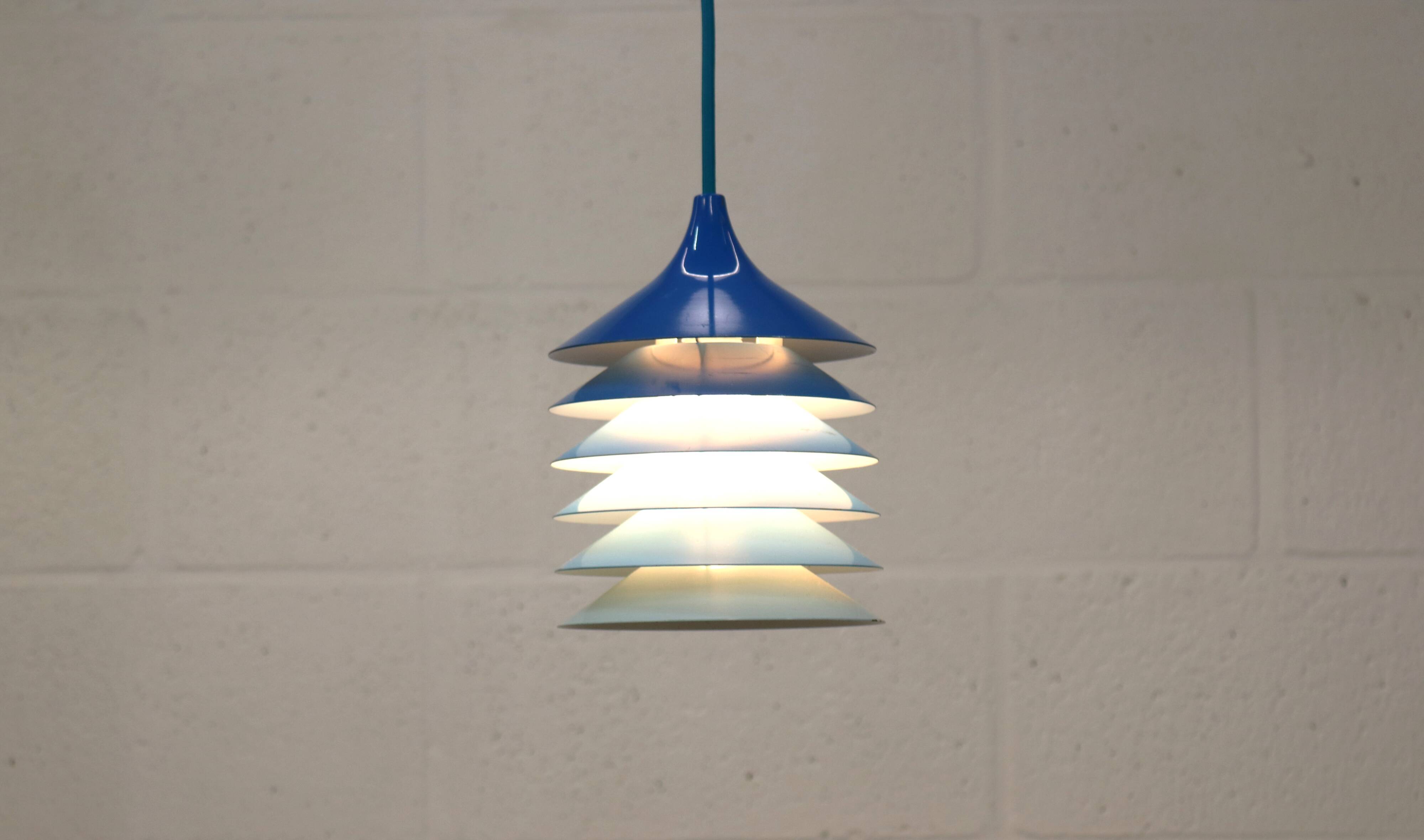 Vintage IKEA original blue lamp - Duett T202 - Bent Gantzel Boysen design
