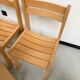 Beech chairs from the 1980s, Sornay.