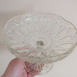 Moulded glass fruit display cup 40s