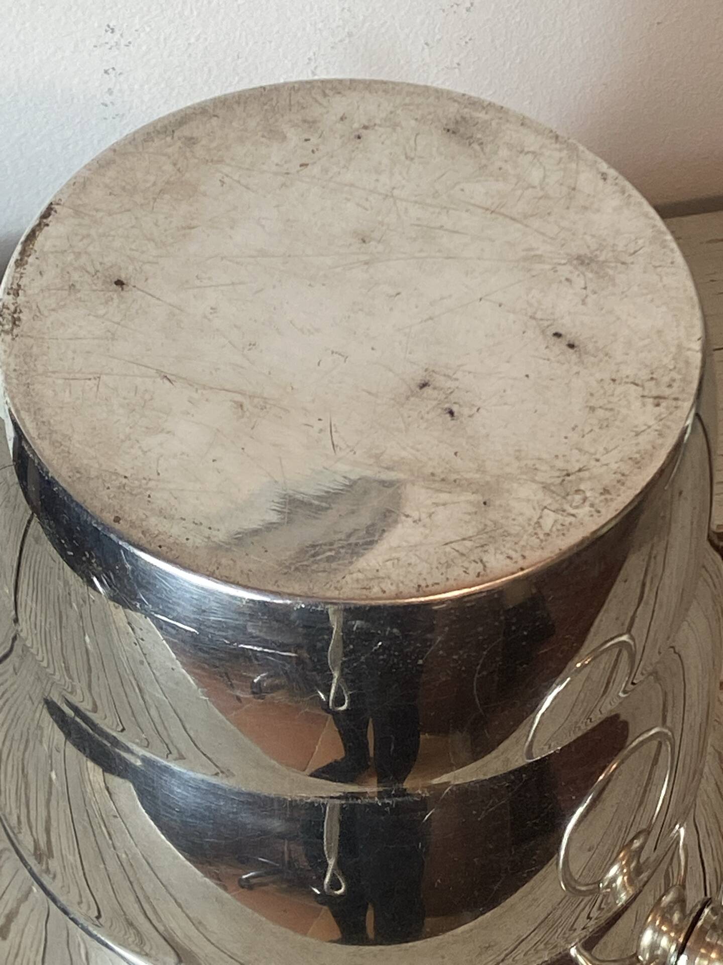 Silver-plated champagne bucket