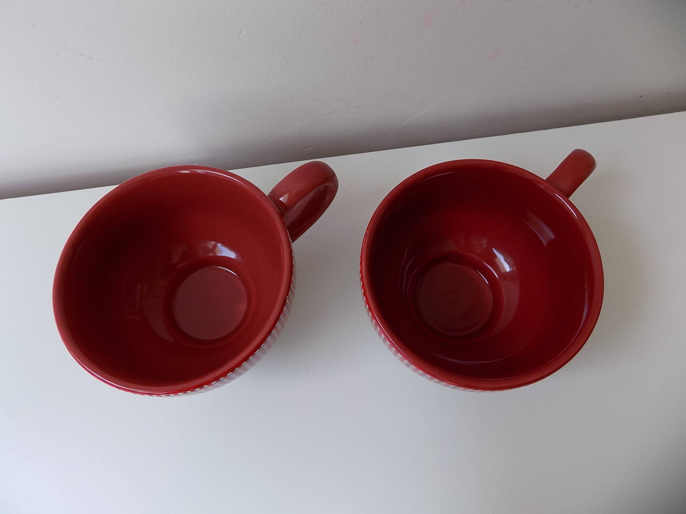 2 vintage decor cups (birds)