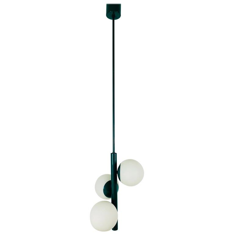 Kaiser space age pendant lamp, 1960s, Germany