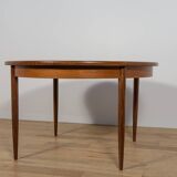Mid-Century Teak Round Fresco Dining Table from G-Plan, United Knigdom.