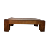 Sturdy wooden vintage coffee table