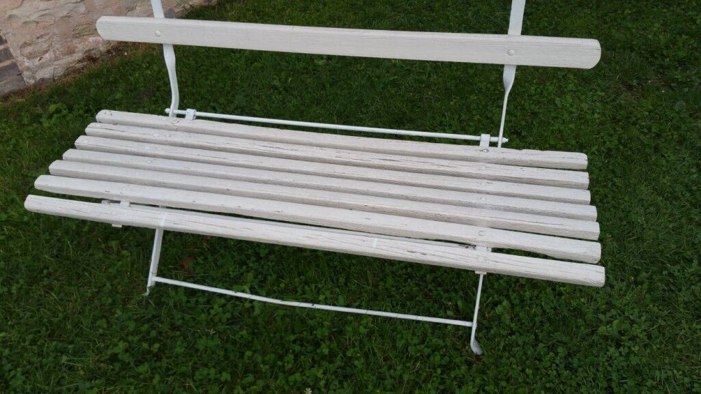 Banc de jardin pliant