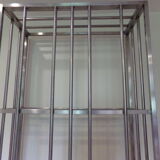 Stainless steel shelf on wheels