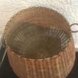 Large vintage wicker basket