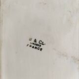 Rectangular porcelain cake dish B and C / Limoges