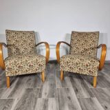 Art deco armchairs by Jindrich Halabala