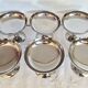 Stainless steel ice cream cups, set of 6, aperitif cups (ref 8)