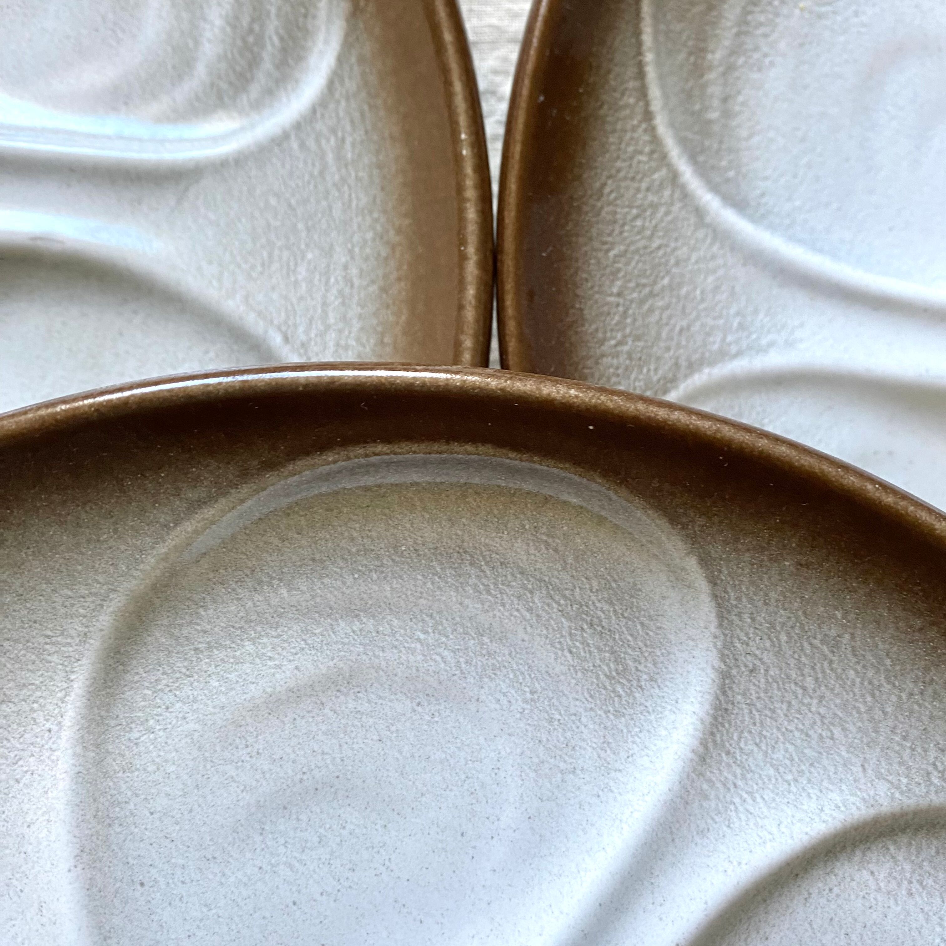 Vintage oyster plates from Salins France