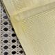 set of 4 monogrammed napkins EL yellow shades