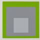 Josef ALBERS: Homage to the Square, White Marker - Colour Screen Print