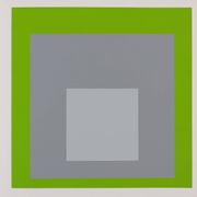 Josef ALBERS: Homage to the Square, White Marker - Colour Screen Print