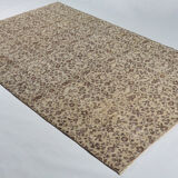 Anatolian handmade vintage rug 285 cm x 187 cm