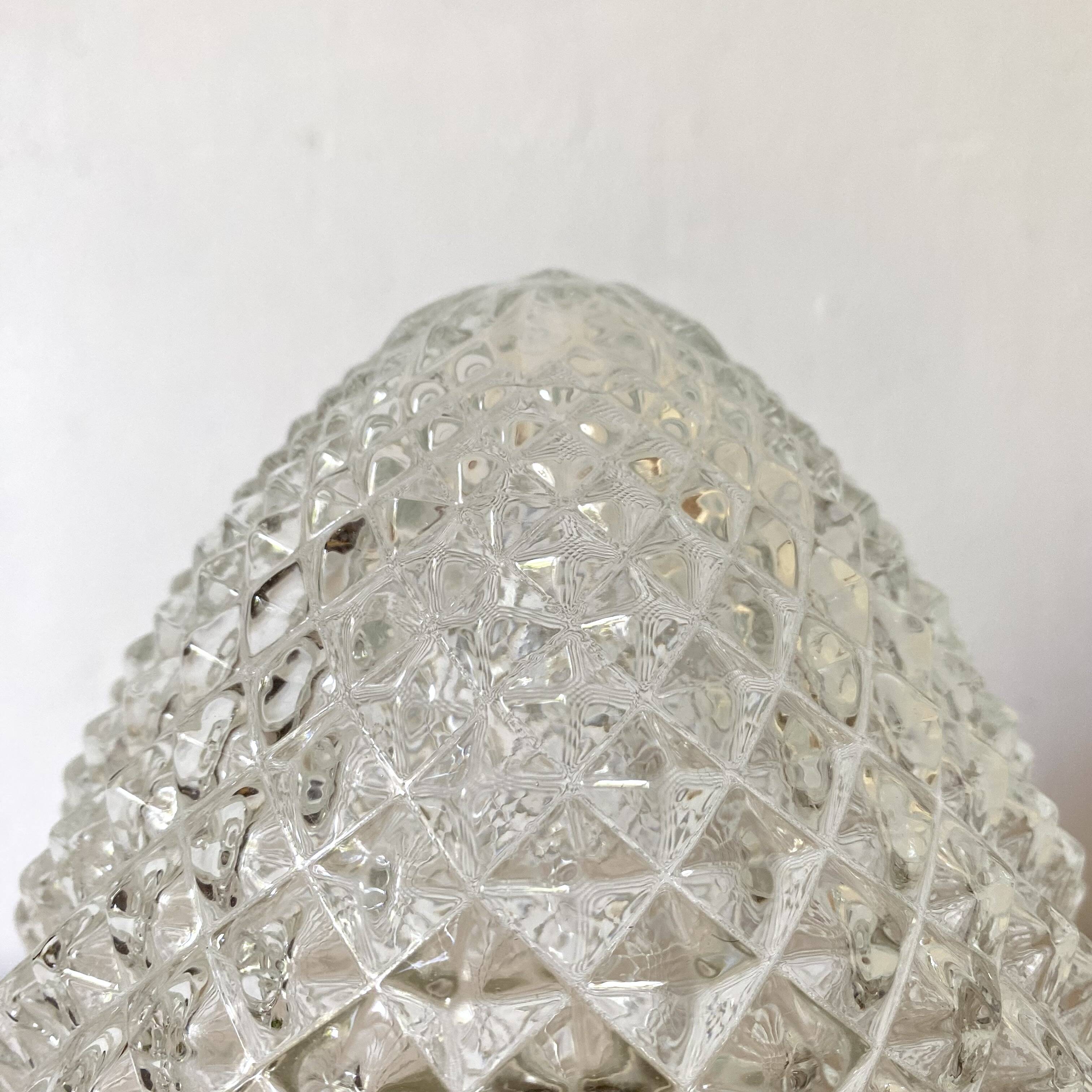 Plafonnier  pomme de pin années 60