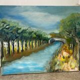 River landscape by Heigel