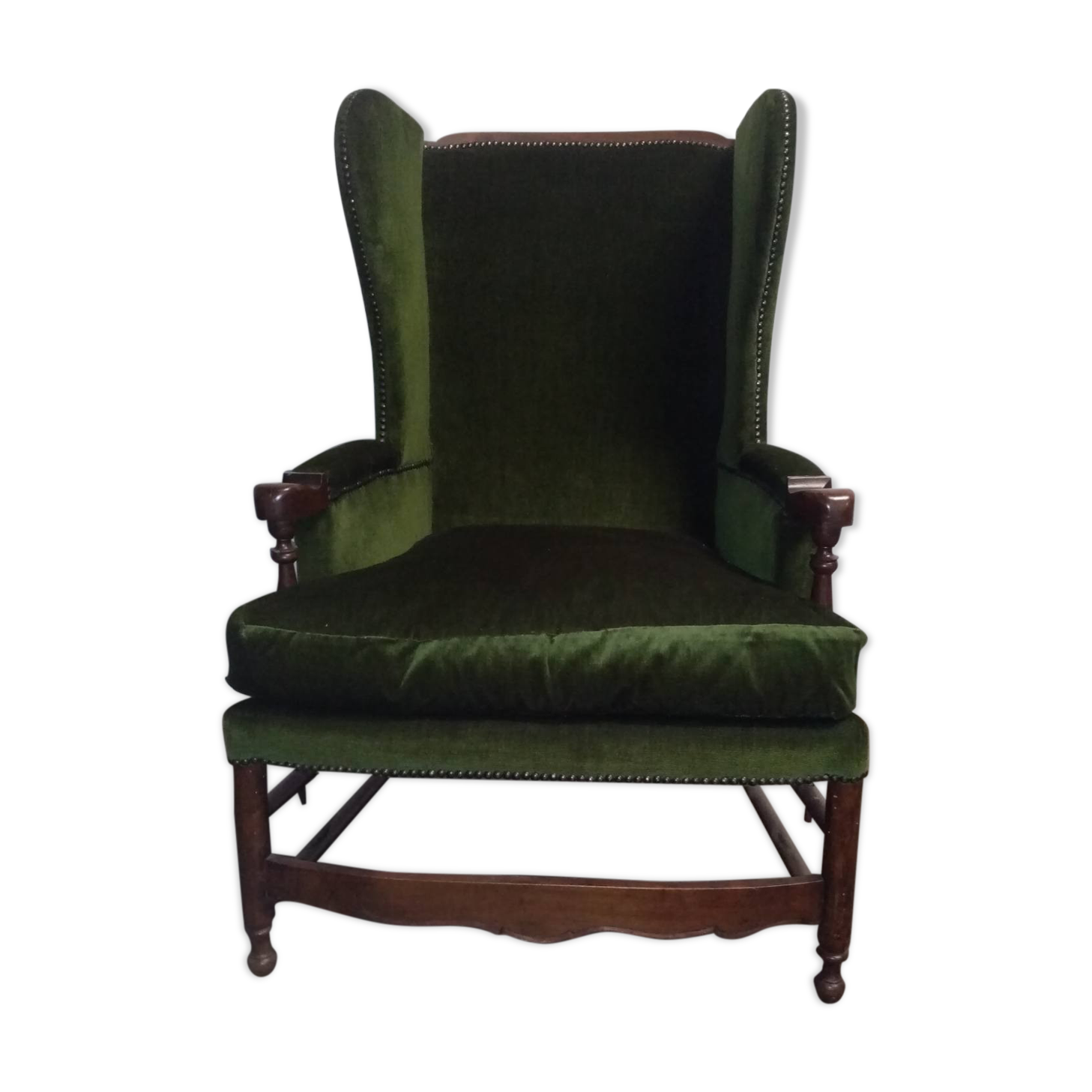 Armchair Shepherdess with Provencal ear radassier style louis XVI 18th century