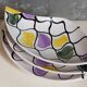 Three vintage free-form ceramic ravine dishes from the 1950s