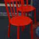 Suite de 6 chaises design 1980