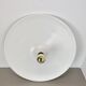 Rare white 52cm Disc Wall Light by Honsel, Germany 1970s