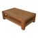 Coffee table in oak and oak veneer from Belgian manufacture