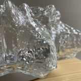 Portuguese snowflake glass flush mounted lamp