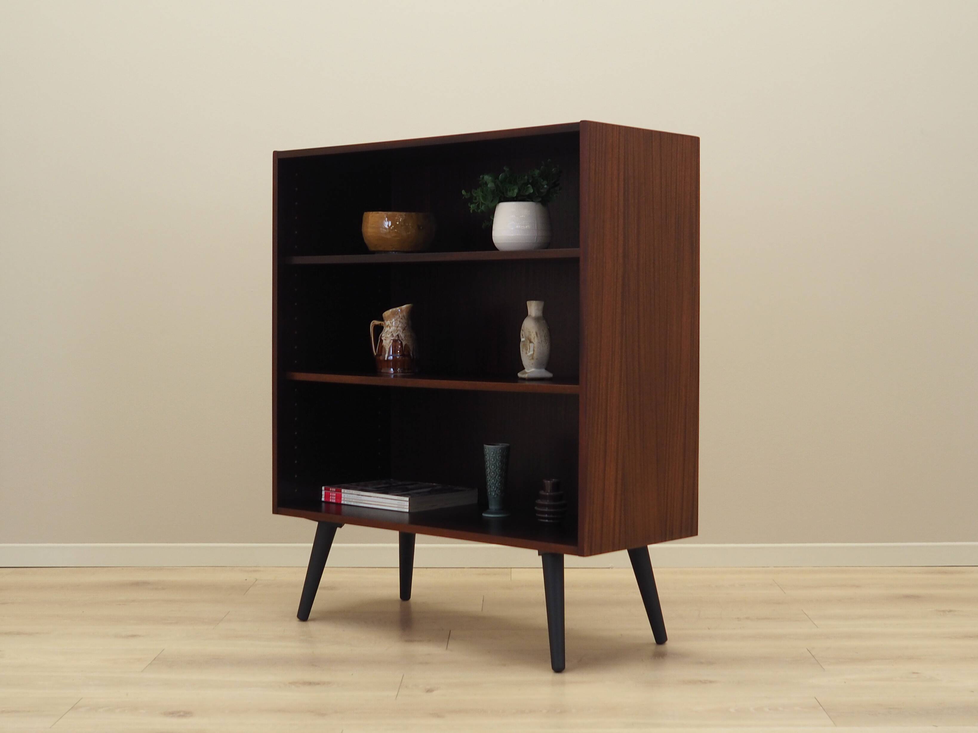 Mahogany bookcase, Danish design, 1970s, production: Denmark