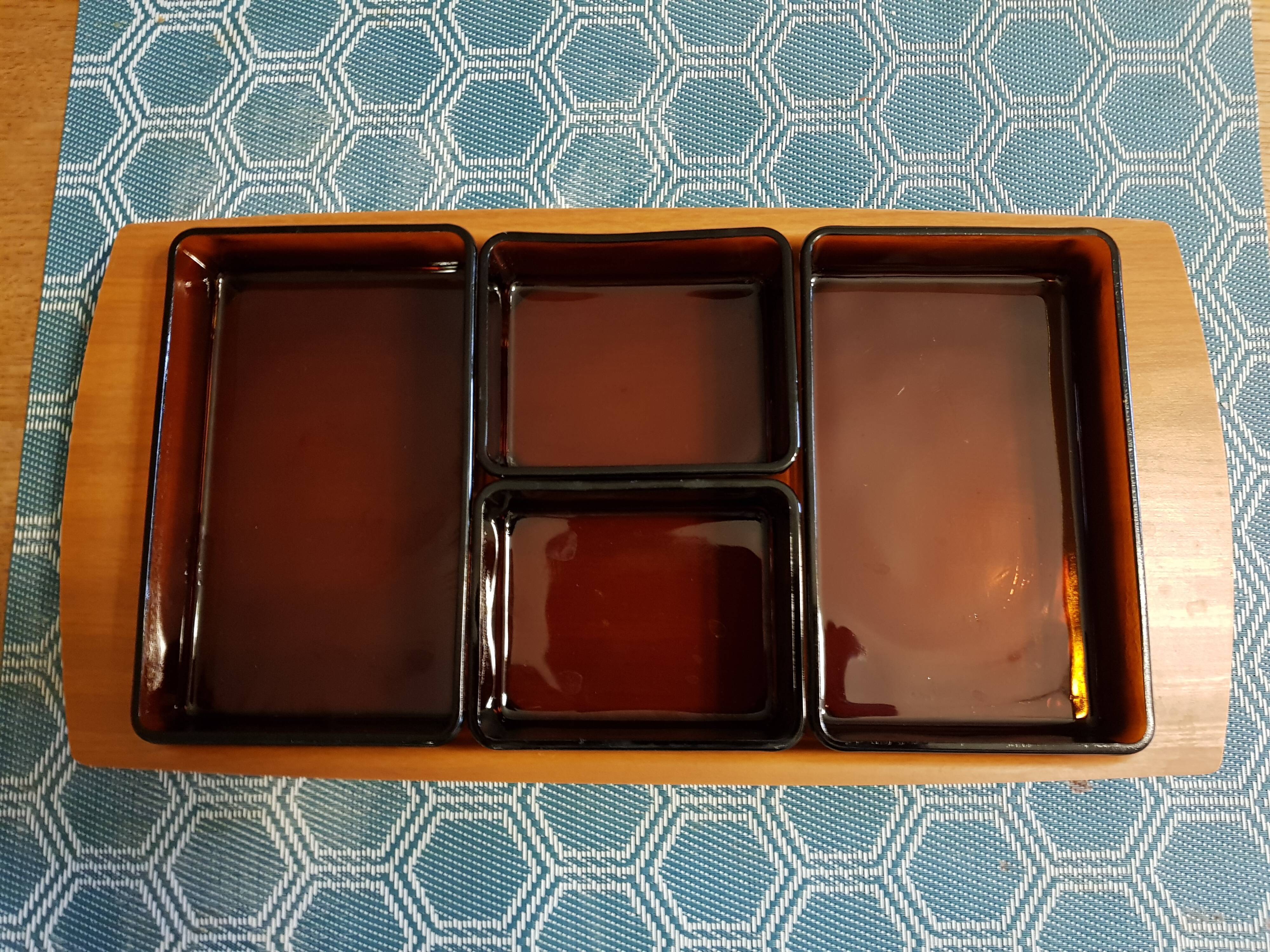 Set tray appetizer vintage Vereco France