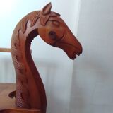 Ancien cheval à bascule