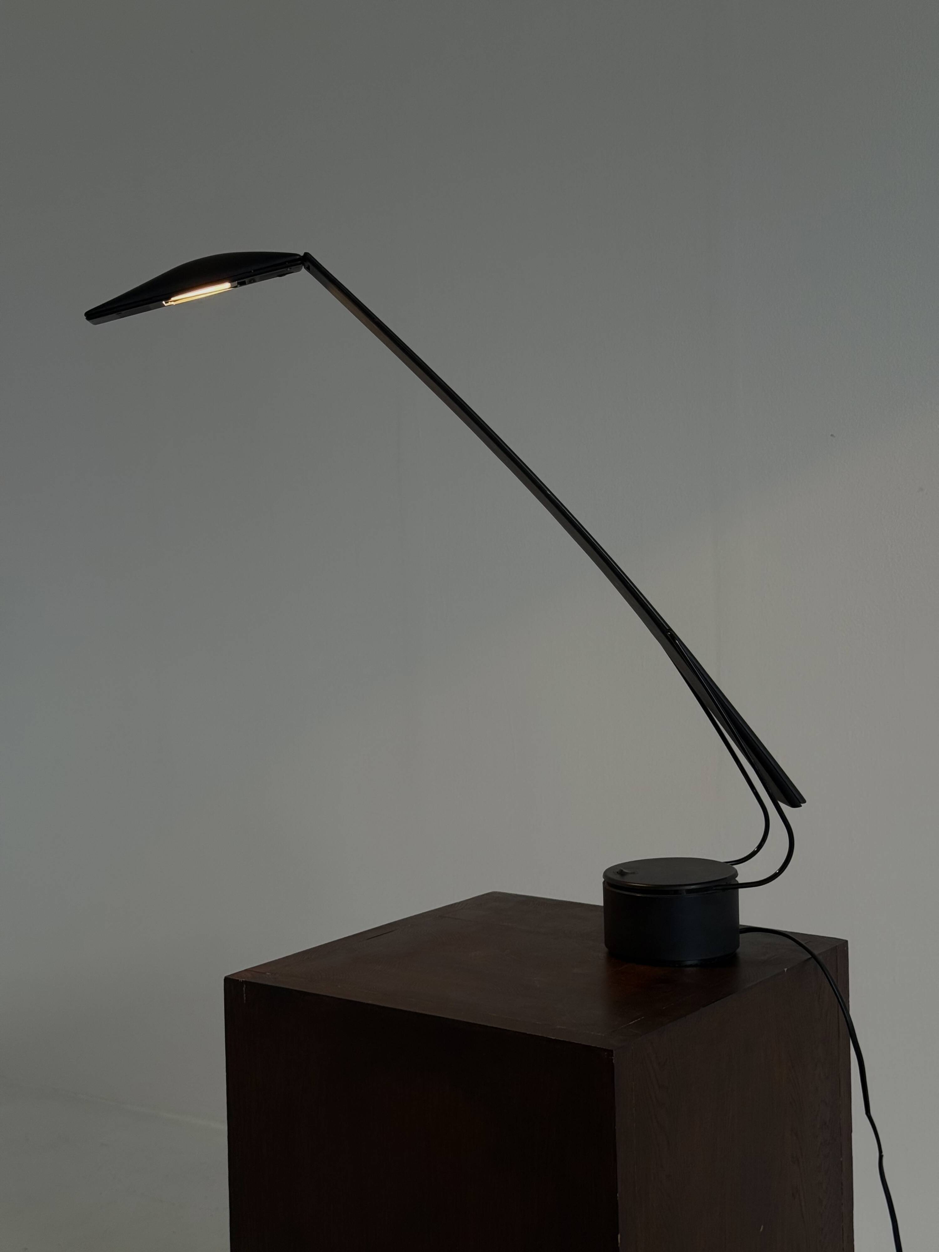 Dove Desk Lamp in Black by Marco Colombo & Mario Barbaglia for PAF Studio