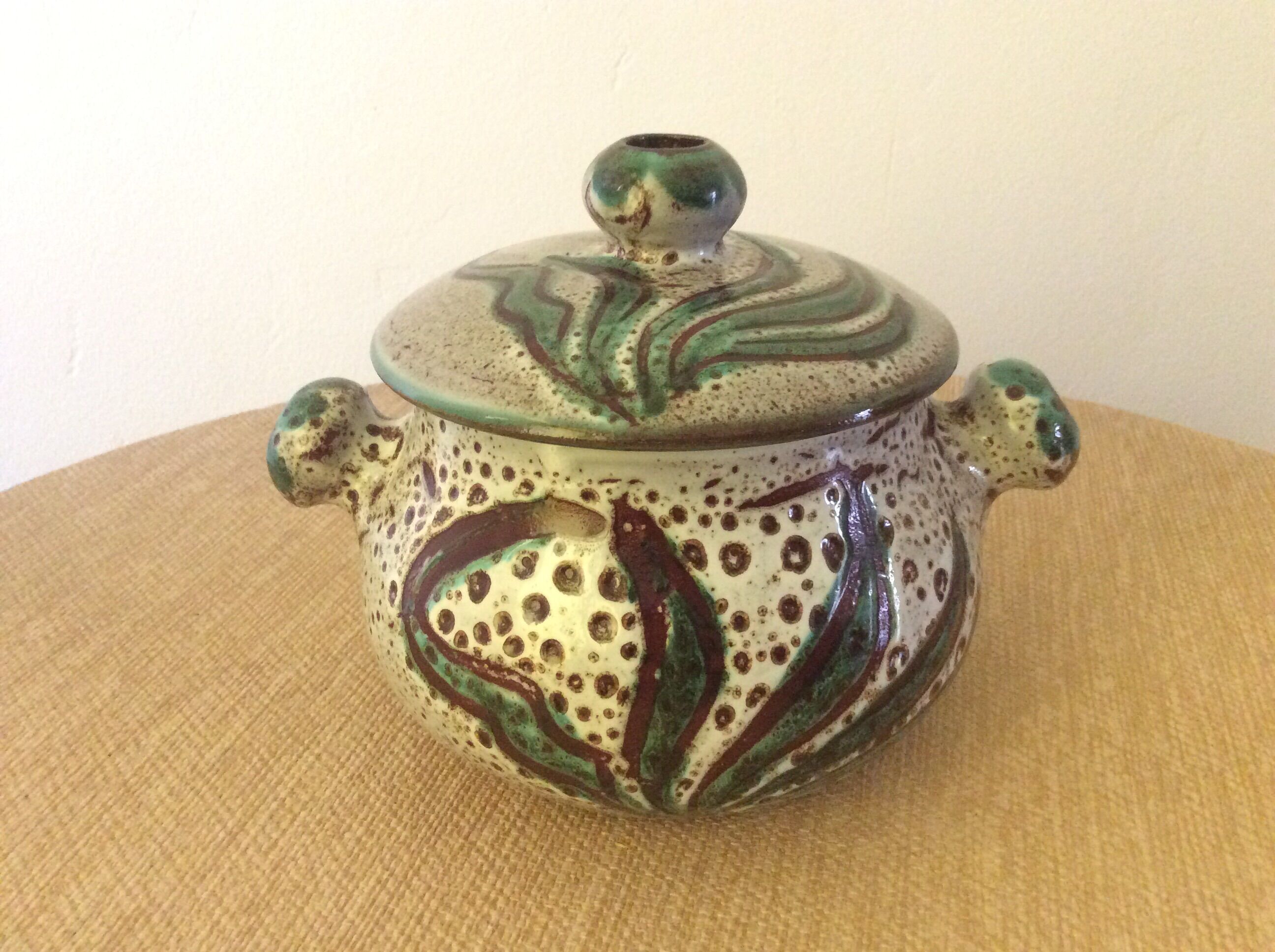 Pot with Ceramic Lid Vallauris