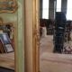grand miroir doré Napoleon III au masque