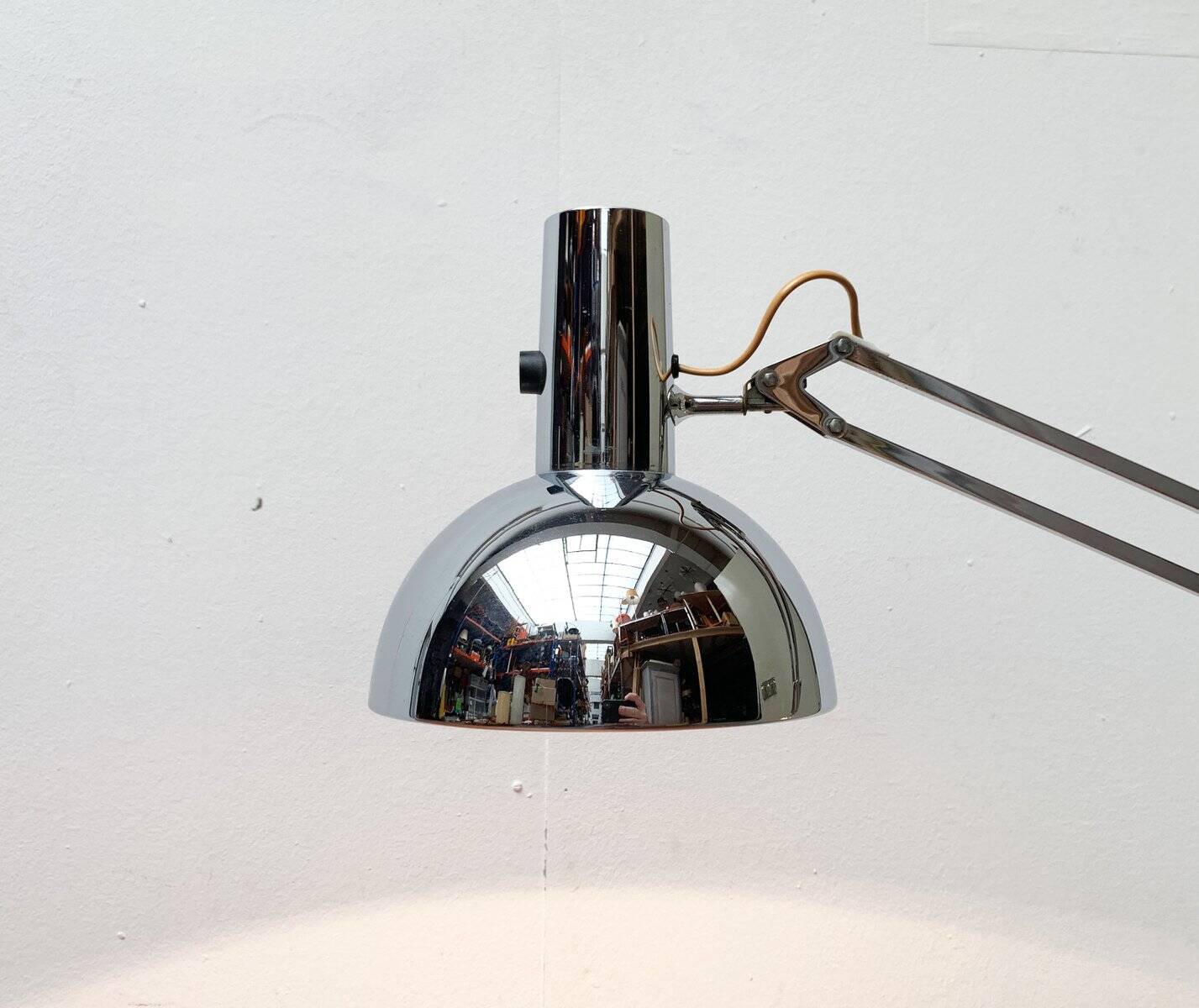 Louis Poulsen Chrome IT Desk Lamp, 1970s