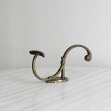 Gold-plated brass wall hook